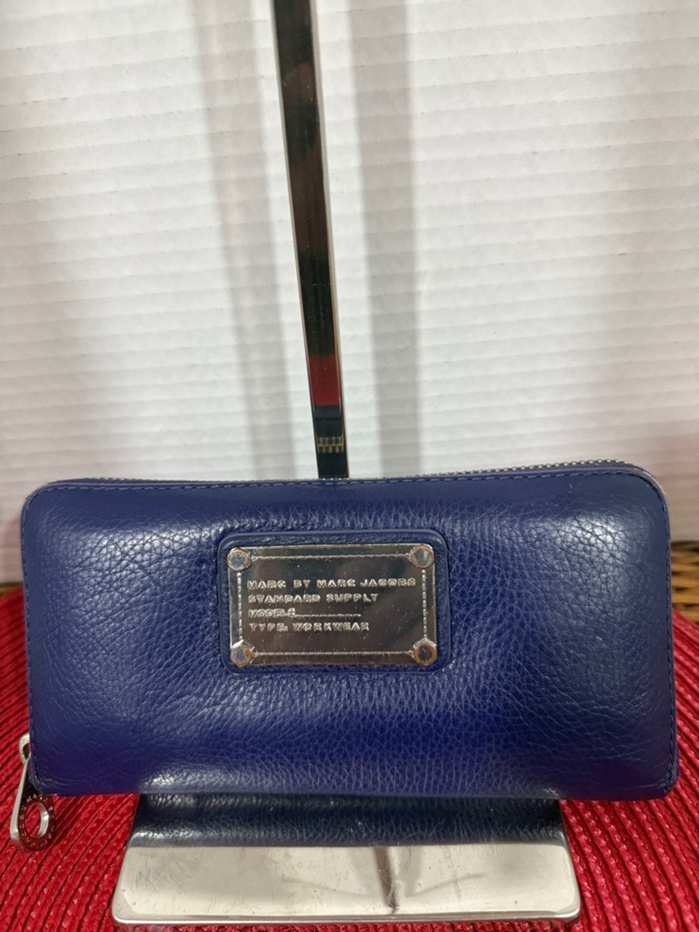 Marc By Marc Jacobs Blue Leather Wallet